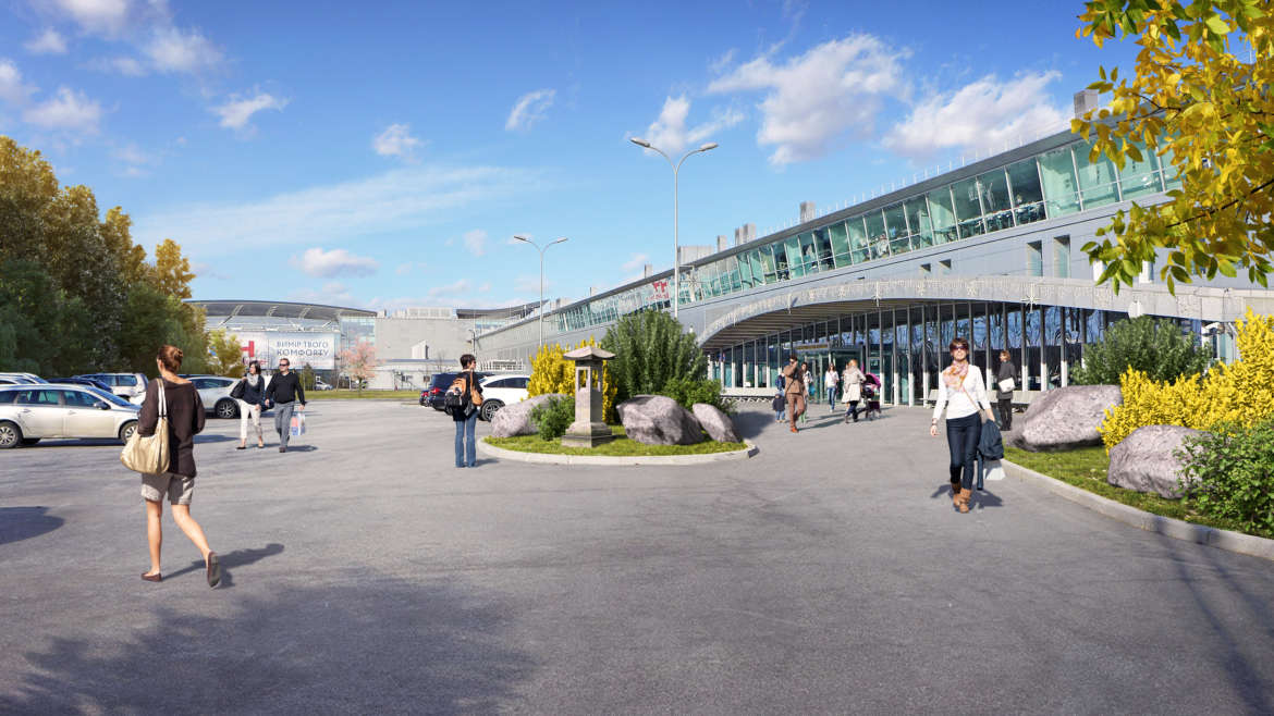 Блогоустрій аеропорту Бориспіль